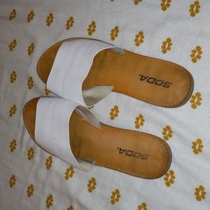 Women's White Sandals